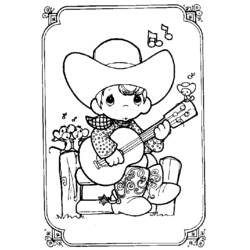 Dibujo para colorear: Músico (Carreras y Profesiones) #102526 - Dibujos para Colorear e Imprimir Gratis