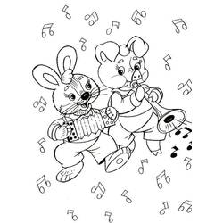 Dibujo Músico (Carreras y Profesiones) #194363 para imprimir y colorear