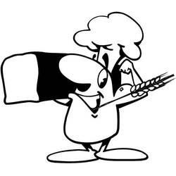 Dibujo Panadero (Carreras y Profesiones) #211391 para imprimir y colorear