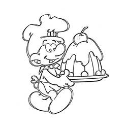 Dibujo para colorear: Panadero (Carreras y Profesiones) #89890 - Dibujos para Colorear e Imprimir Gratis