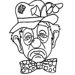 Dibujo Payaso (Carreras y Profesiones) #90895 para imprimir y colorear