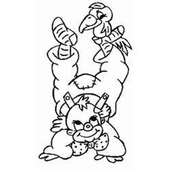 Dibujo Payaso (Carreras y Profesiones) #90937 para imprimir y colorear