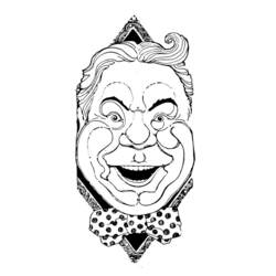 Dibujo Payaso (Carreras y Profesiones) #90941 para imprimir y colorear