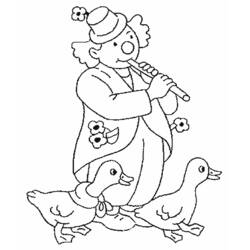 Dibujo Payaso (Carreras y Profesiones) #90955 para imprimir y colorear