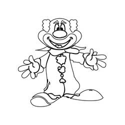 Dibujo Payaso (Carreras y Profesiones) #90981 para imprimir y colorear