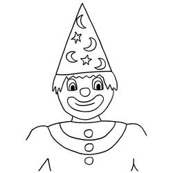 Dibujo Payaso (Carreras y Profesiones) #90984 para imprimir y colorear