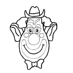 Dibujo Payaso (Carreras y Profesiones) #91033 para imprimir y colorear