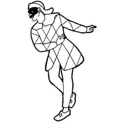 Dibujo Payaso (Carreras y Profesiones) #91132 para imprimir y colorear