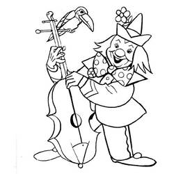 Dibujo Payaso (Carreras y Profesiones) #91155 para imprimir y colorear