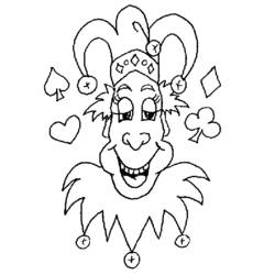 Dibujo Payaso (Carreras y Profesiones) #91160 para imprimir y colorear