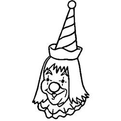 Dibujo Payaso (Carreras y Profesiones) #91182 para imprimir y colorear
