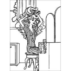Dibujo para colorear: Peluquero (Carreras y Profesiones) #91350 - Dibujos para Colorear e Imprimir Gratis