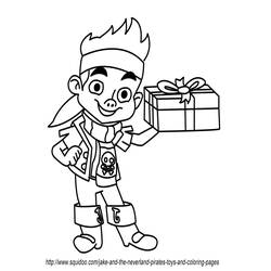 Dibujo para colorear: Pirata (Carreras y Profesiones) #105109 - Dibujos para Colorear e Imprimir Gratis
