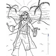 Dibujo Pirata (Carreras y Profesiones) #105161 para imprimir y colorear