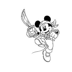 Dibujo para colorear: Pirata (Carreras y Profesiones) #105211 - Dibujos para Colorear e Imprimir Gratis