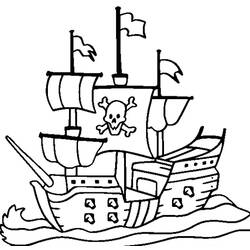 Dibujo para colorear: Pirata (Carreras y Profesiones) #105268 - Dibujos para Colorear e Imprimir Gratis
