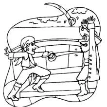 Dibujo Pirata (Carreras y Profesiones) #105271 para imprimir y colorear