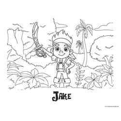 Dibujo para colorear: Pirata (Carreras y Profesiones) #105309 - Dibujos para Colorear e Imprimir Gratis
