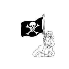 Dibujo Pirata (Carreras y Profesiones) #105332 para imprimir y colorear
