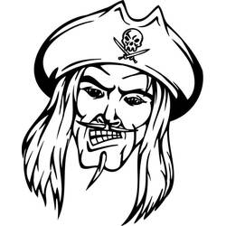 Dibujo Pirata (Carreras y Profesiones) #173340 para imprimir y colorear