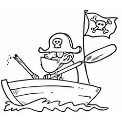 Dibujo Pirata (Carreras y Profesiones) #173355 para imprimir y colorear