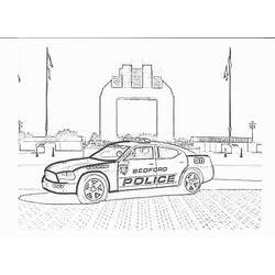 Dibujo para colorear: Policía (Carreras y Profesiones) #105440 - Dibujos para Colorear e Imprimir Gratis
