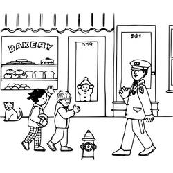 Dibujo Policía (Carreras y Profesiones) #193541 para imprimir y colorear