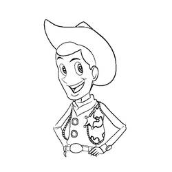 Dibujo para colorear: Sheriff (Carreras y Profesiones) #107457 - Dibujos para Colorear e Imprimir Gratis