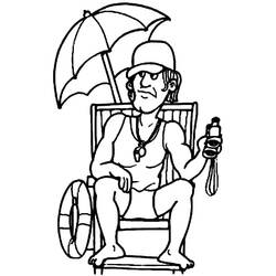 Dibujo para colorear: Socorrista (Carreras y Profesiones) #205621 - Dibujos para Colorear e Imprimir Gratis