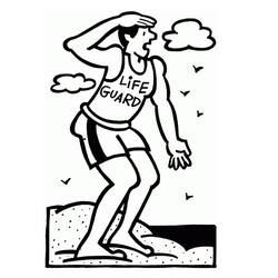 Dibujo para colorear: Socorrista (Carreras y Profesiones) #205630 - Dibujos para Colorear e Imprimir Gratis
