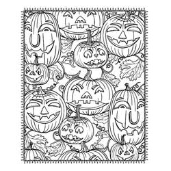 Dibujo para colorear: Halloween Adulto (Colorear Adultos) #200246 - Dibujos para Colorear e Imprimir Gratis
