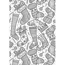 Dibujo para colorear: Navidad Adulto (Colorear Adultos) #215645 - Dibujos para Colorear e Imprimir Gratis