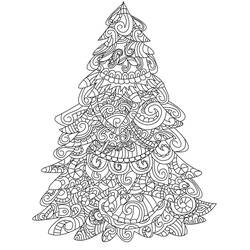 Dibujo para colorear: Navidad Adulto (Colorear Adultos) #215672 - Dibujos para Colorear e Imprimir Gratis