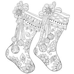 Dibujo para colorear: Navidad Adulto (Colorear Adultos) #215682 - Dibujos para Colorear e Imprimir Gratis