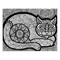 Dibujo para colorear: Zentangle (Colorear Adultos) #174342 - Dibujos para Colorear e Imprimir Gratis