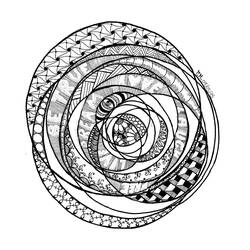 Dibujo para colorear: Zentangle (Colorear Adultos) #174346 - Dibujos para Colorear e Imprimir Gratis