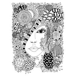 Dibujo para colorear: Zentangle (Colorear Adultos) #174347 - Dibujos para Colorear e Imprimir Gratis