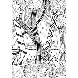 Dibujo para colorear: Zentangle (Colorear Adultos) #174349 - Dibujos para Colorear e Imprimir Gratis