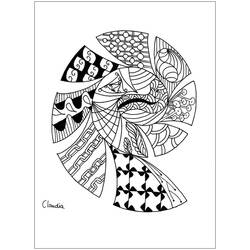 Dibujo para colorear: Zentangle (Colorear Adultos) #174350 - Dibujos para Colorear e Imprimir Gratis