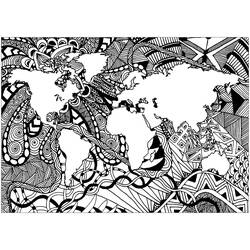 Dibujo para colorear: Zentangle (Colorear Adultos) #174352 - Dibujos para Colorear e Imprimir Gratis
