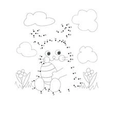 Dibujo para colorear: Colorear de Punto a Punto (Colorear por Números) #125873 - Dibujos para Colorear e Imprimir Gratis