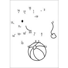 Dibujo para colorear: Colorear de Punto a Punto (Colorear por Números) #125910 - Dibujos para Colorear e Imprimir Gratis
