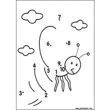 Dibujo para colorear: Colorear de Punto a Punto (Colorear por Números) #125919 - Dibujos para Colorear e Imprimir Gratis