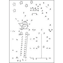 Dibujo para colorear: Colorear de Punto a Punto (Colorear por Números) #125929 - Dibujos para Colorear e Imprimir Gratis