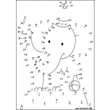 Dibujo para colorear: Colorear de Punto a Punto (Colorear por Números) #125950 - Dibujos para Colorear e Imprimir Gratis