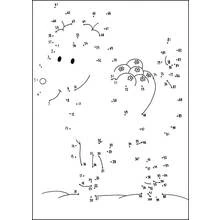 Dibujo para colorear: Colorear de Punto a Punto (Colorear por Números) #126002 - Dibujos para Colorear e Imprimir Gratis