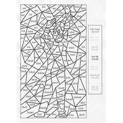 Dibujo para colorear: Colorear Mágico de Sumas (Colorear por Números) #182649 - Dibujos para Colorear e Imprimir Gratis