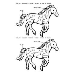 Dibujo para colorear: Colorear Mágico de Sumas (Colorear por Números) #182653 - Dibujos para Colorear e Imprimir Gratis