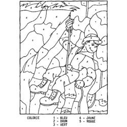 Dibujo para colorear: Colorear por números (Colorear por Números) #125495 - Dibujos para Colorear e Imprimir Gratis