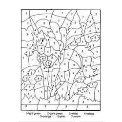 Dibujo para colorear: Colorear por números (Colorear por Números) #125508 - Dibujos para Colorear e Imprimir Gratis